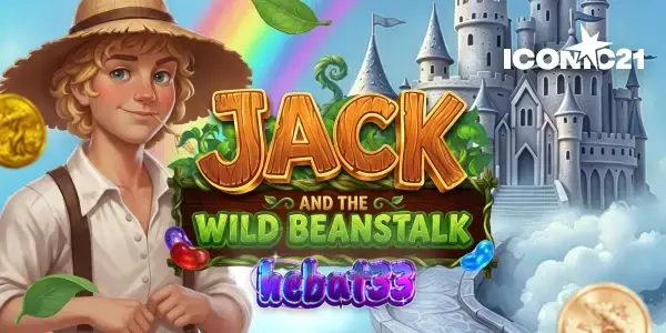 Tampilan visual permainan slot Jack and the Wild Beanstalk dengan tema petualangan klasik